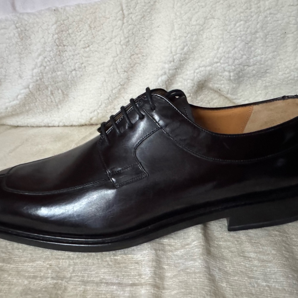 Mezlan Classic Black Leather Derbys